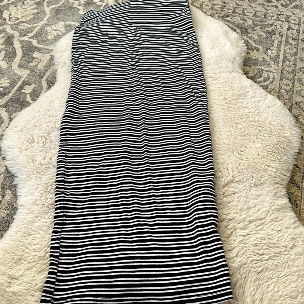 Zara striped pencil skirt